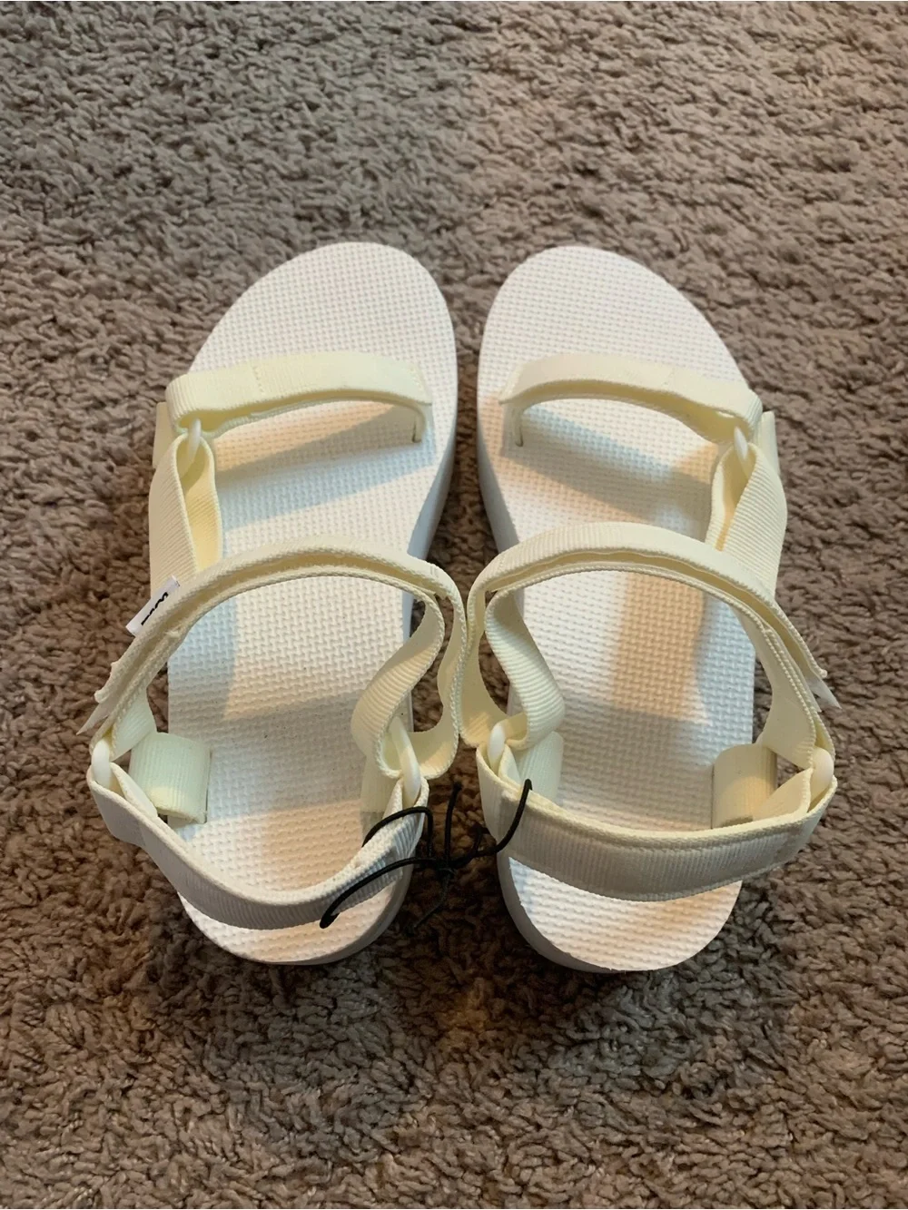 Teva White Platform Universal Sandals